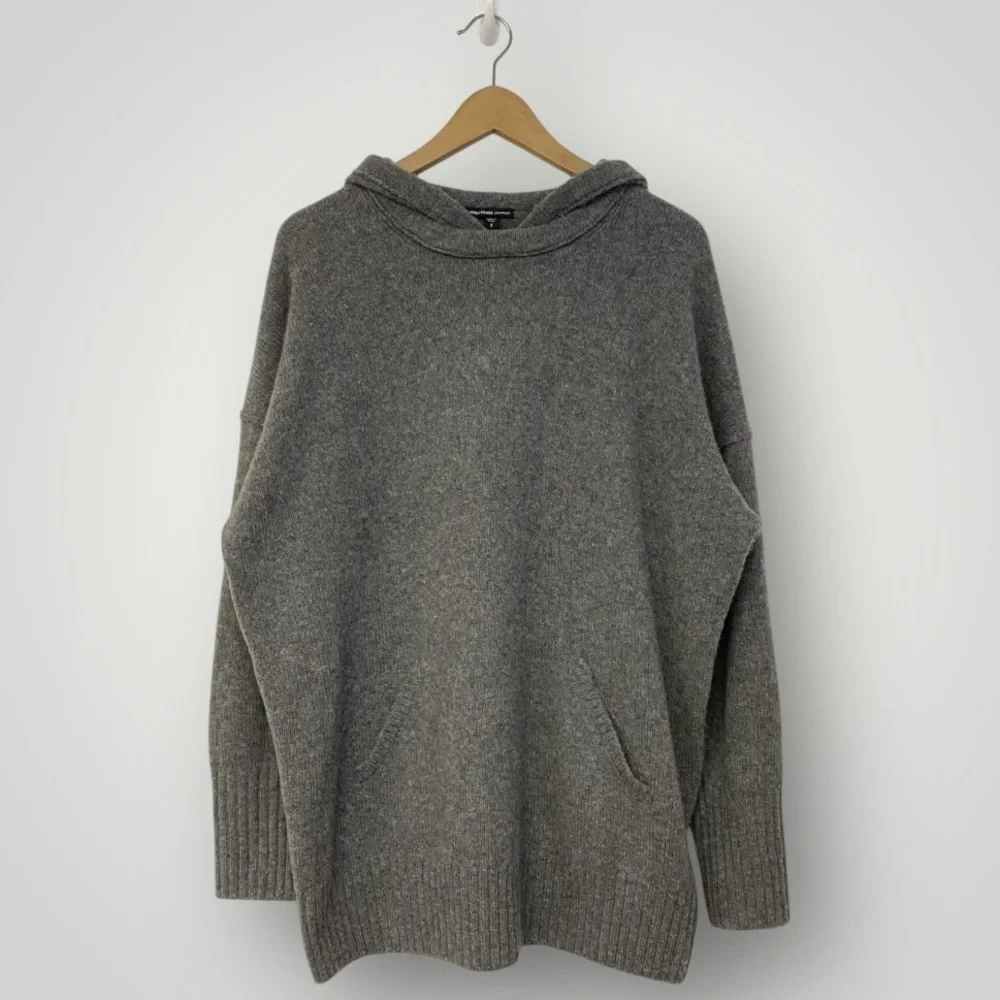 James‎ Perse Hooded Sweater Sz L Grey